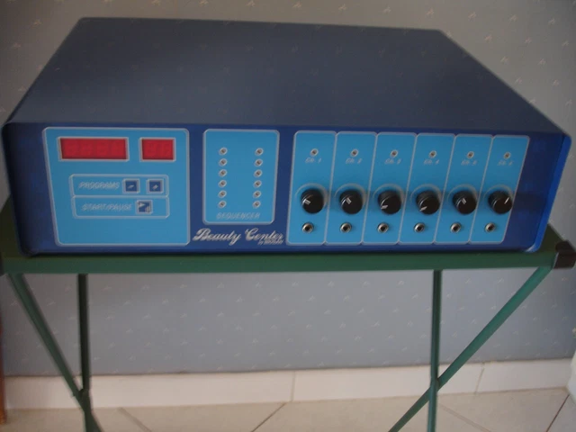 Kit Cavi Elettrodi Beauty Center Biosan - 6 Cavi Bipolari, 12 Clip 4mm, Presa 25 Poli