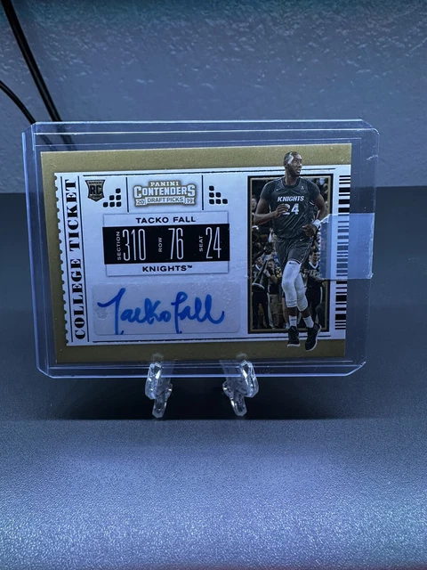 2019 Panini Contenders Draft Picks Tacko Fall RC College Ticket Auto #118