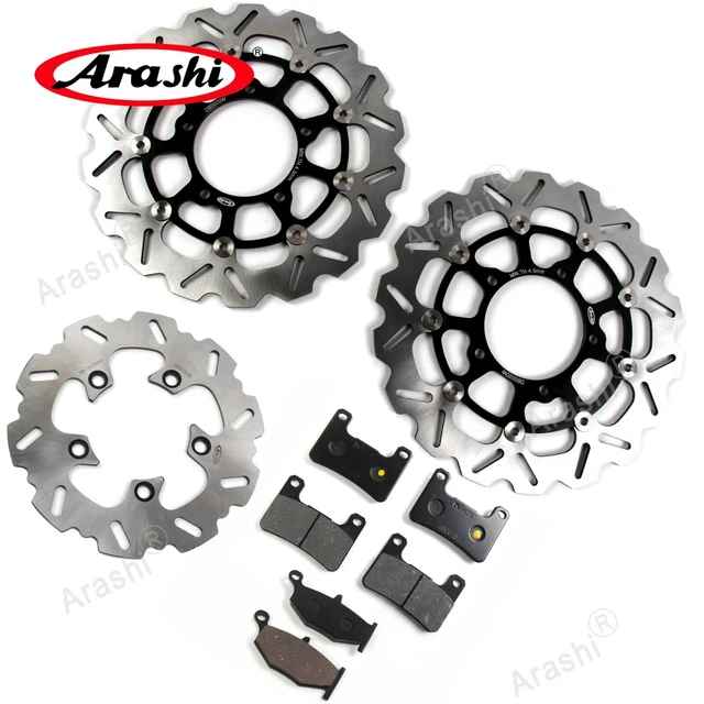 Front Rear Brake Rotors & Brake Pads For Suzuki GSXR750 / GSXR600 2006 2007 BKK