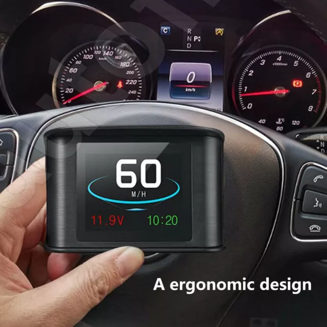 Car Head Up Display Hud Gauge Auto Speedometer Smart Digital Alarm On Board  Computer Gps Hud Automotive Tachometer For All Cars