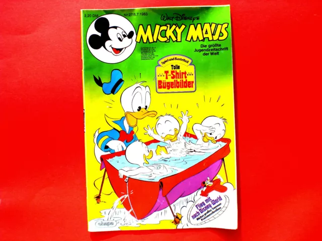 Comic MICKY MAUS  Heft 27 1983 mit Beilage
