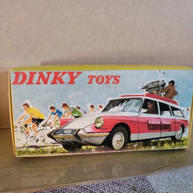 BOITE VIDE DINKY toys reproduction imprimeur années 1990 Citroen D S R