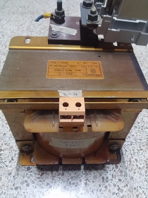 Trasformatore Monofase New C.T.A. &ndash; Ingresso 220V Uscita 18V 1500VA &ndash; Usato Ma Ottimo