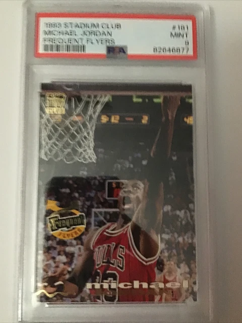 michael jordan topps stadium club frequent flyers