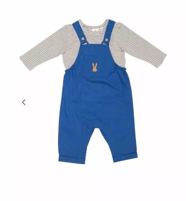 Peter Rabbit Baby Overall Outfit Set 3-6 Months