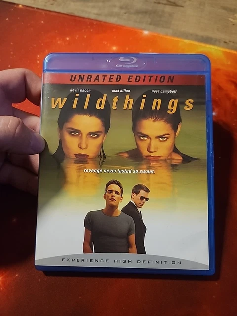 WILD THINGS (UNRATED Edition) (Blu-ray, 1998) Works Kevin Bacon