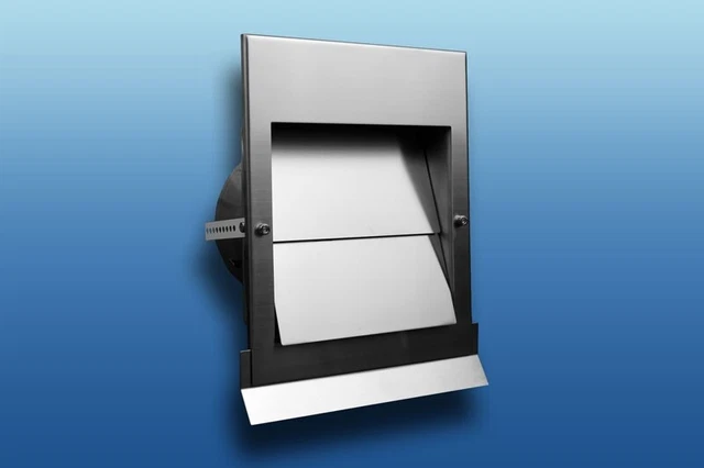 Edelstahl Lüftungsgitter 80mm - Abluftgitter Mit Insektenschutz Für PVC-Rohre