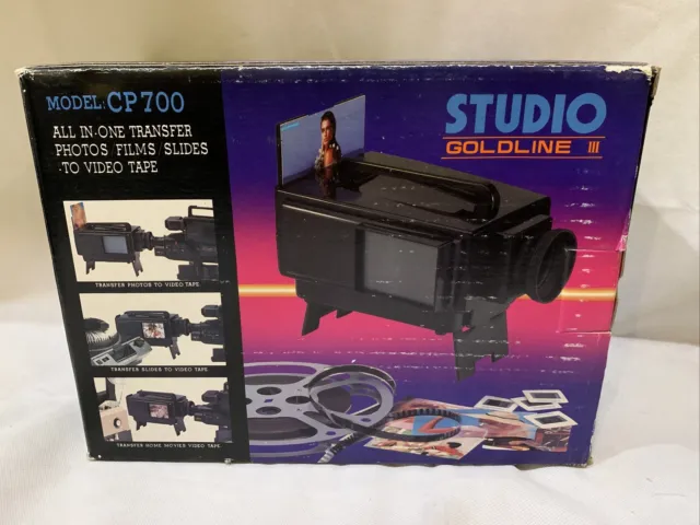 Studio Goldline III, All in One Transfer Photos/Films/Slides to VHS CP-700-NEW