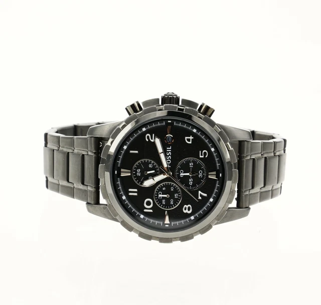 Fossil Mens Dean Chronograph Stainless Steel Watch	3109