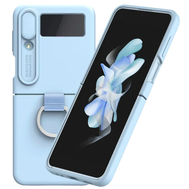Nillkin CamShield Liquid Silicone Case for Samsung Galaxy Z Flip4 5G - Haze Blue
