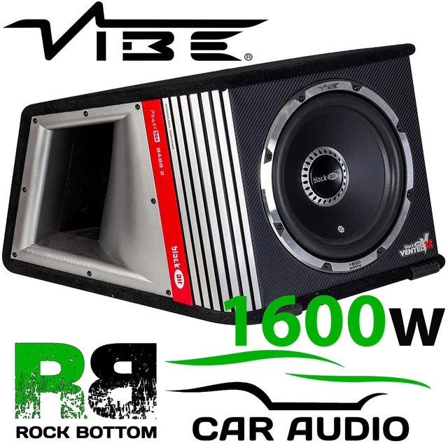 VIBE BLACKAIR BAV 12 Vented CBR 12 Active 1600 Watt Amplified Bass