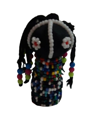 Vintage Ndebele Tribal South African Beaded Ceremonial Doll South Africa