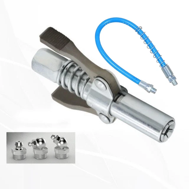 HEAVY DUTY GREASE Coupler Self Locking Grease Nozzle for Attachment