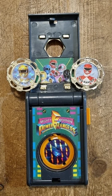 Spinner Power Ranger MIGHTY MORPHIN POWER Rangers Spin Fighters Launcher With 2 Spinners ...