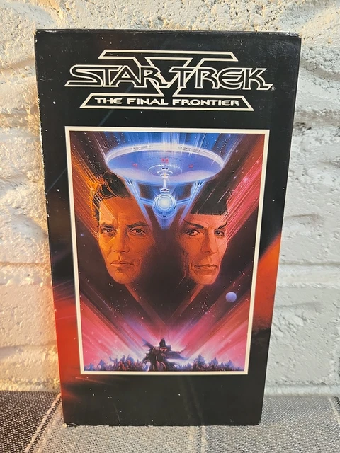 Frontier Menu STAR TREK V: The Final Frontier VHS 1989 *BUY 2 GET 1 FREE* $4.47 ...