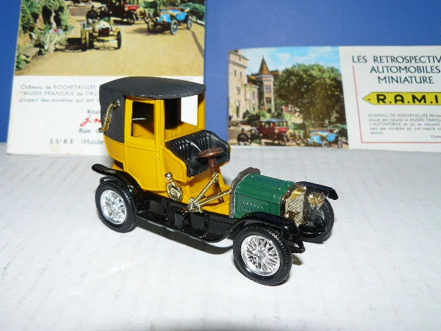 Maquette Vintage RAMI JMK Hautier 1898 - Voiture électrique Ancienne En Métal - Modèle Réduit Collection