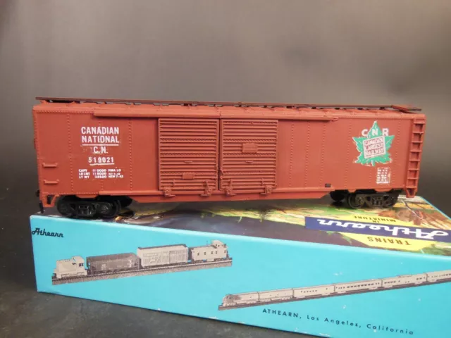 Ho Scale Athearn Canadian National Double Door 50' Box Car