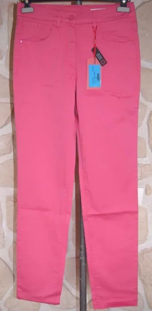 Pantalon rose strech jambe droite neuf taille 40 marque JOCAVI étiqueté à 129€