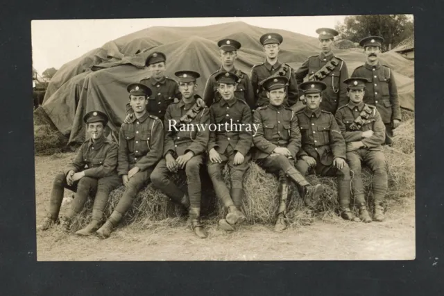 RP WW1 A.S.C ARMY SERVICE CORPS SOLDIERS BY SHARPLEY LONDON   c1914 #1826