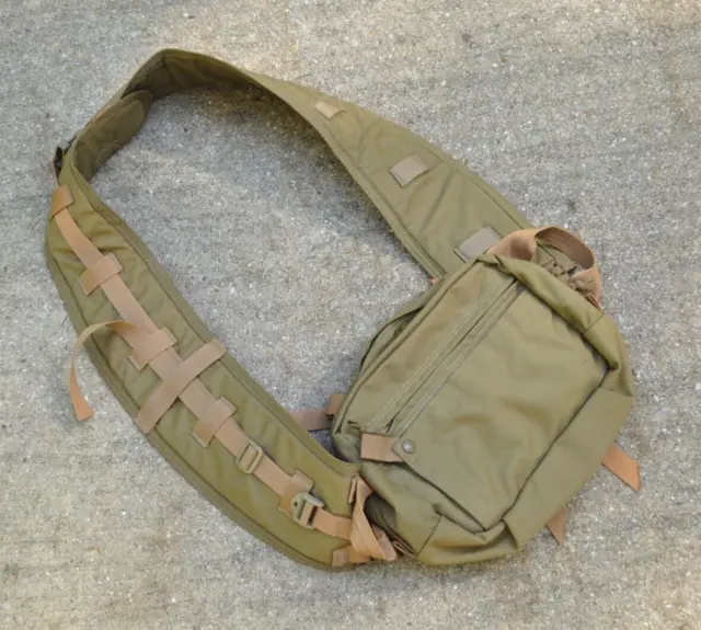 USMC CTB-V3/CLS Combat Trauma Bag with Sling Recon Mountaineer Pinky Tan Webbing