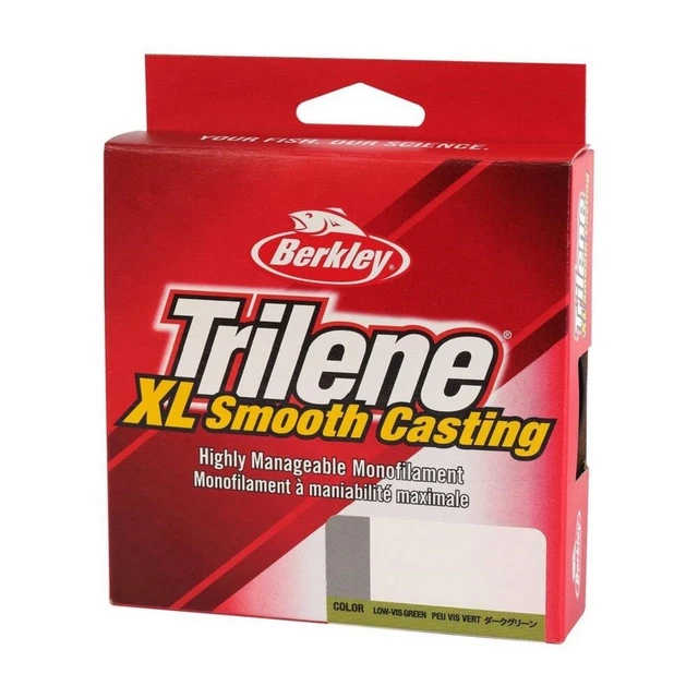 Berkley Trilene XL Smooth Casting Fishing Line Pony Spools Low-Vis Green