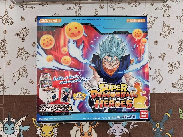 BANDAI Super Dragon Ball Heroes – Lot De 3 Boosters – Cartes à Collectionner