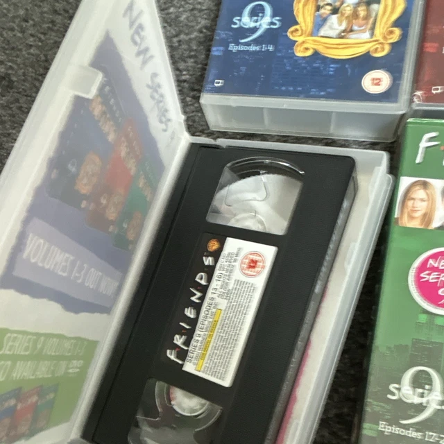 WARNER HOME VIDEO Friends Series 9 VHS Box Set Vol 1-3 PAL Cert 12 ...