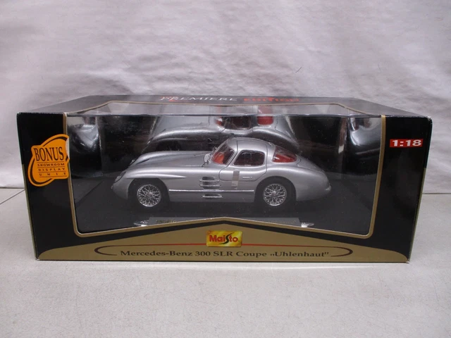 MAISTO PREMIERE EDITION 1/18 - MERCEDES-BENZ 300 SLR Coupe UHLENHAUT