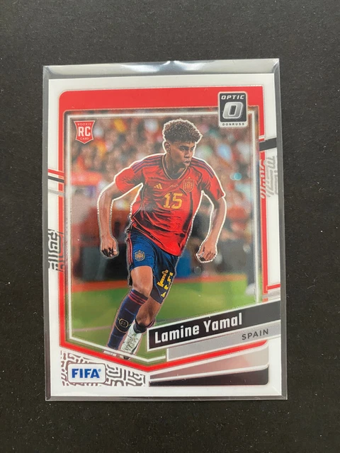 Carte Panini Donruss FIFA Optic Teal Mojo #177 Lamine Yamal Rookie /49 - Near Mint
