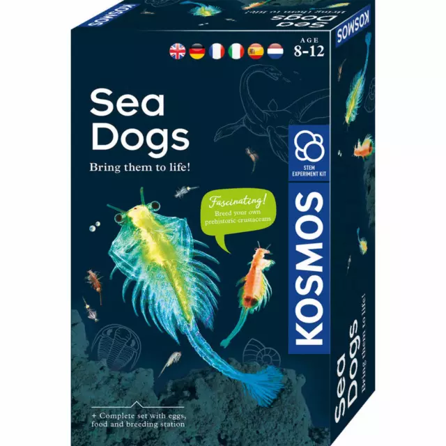 KOSMOS Urzeit-Krebse / Sea Dogs Experimentierkasten Kinder Mehrsprachig 616779