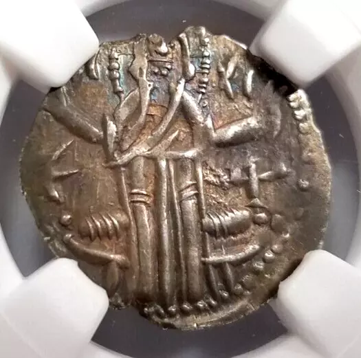 Ivan Aleksander Bulgaria  AD 1331-1371 Silver Gros NGC AU50 Medieval