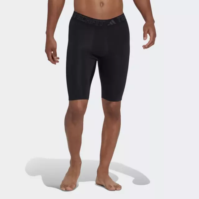 adidas Men's Techfit AEROREADY Compression Training Short Tights Black XL