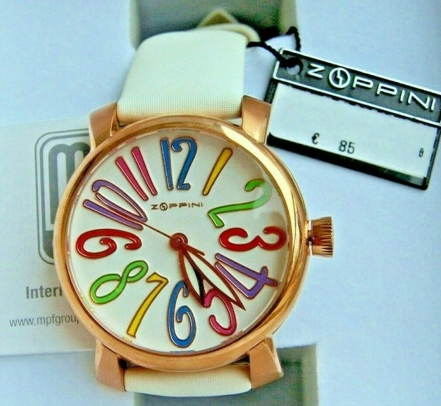Orologio Da Polso Per Donna Moda In Acciaio Zoppini Cinturino Pelle € 85 Chic