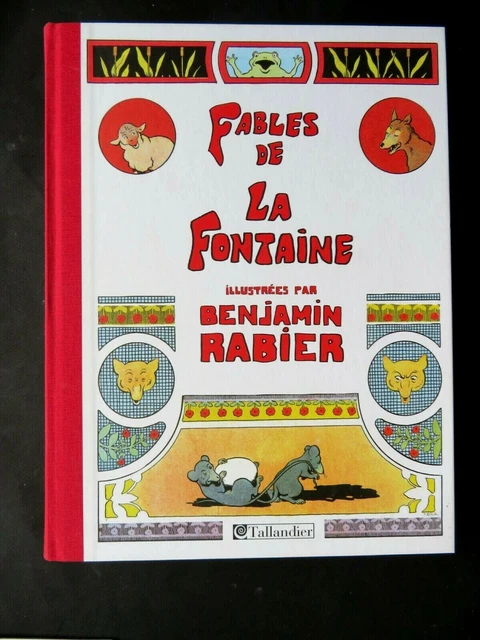 Fables De La Fontaine Illustrees Par Benjamin Rabier- Editions Tallandier