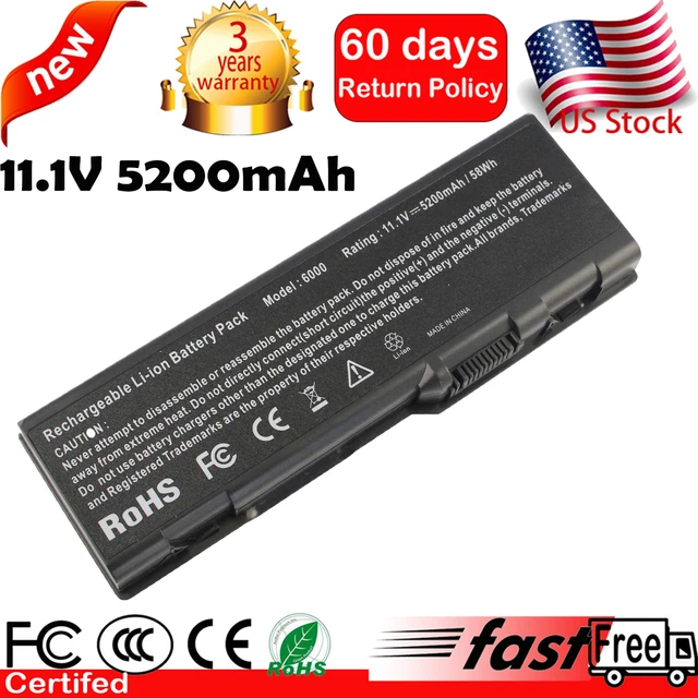 Battery YF976 for Dell Inspiron 6000 9200 9300 9400 E1705 XPS Gen 2 M170 0Y4503