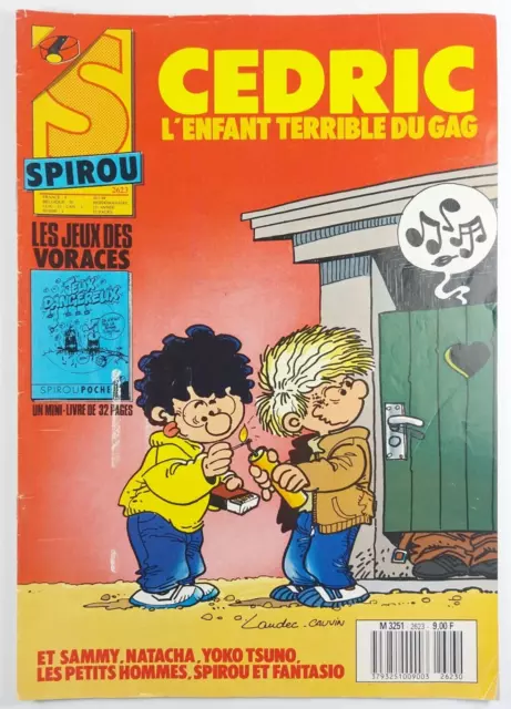 Le Journal de Spirou N°2623 Cédric L'Enfant Terrible du Gag Juillet 1988