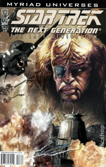 Star Trek The Next Generation Last Generation #3A VF 2009 Stock Image