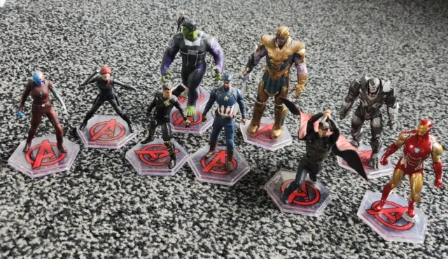 Disney Store Avengers: Endgame Deluxe Figurine Playset Job Lot