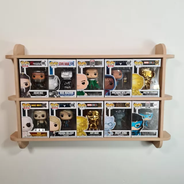 Funko Pop Display Shelf, Wall Display Unit MDF, Pop Vinyl Storage For Boxed Pops