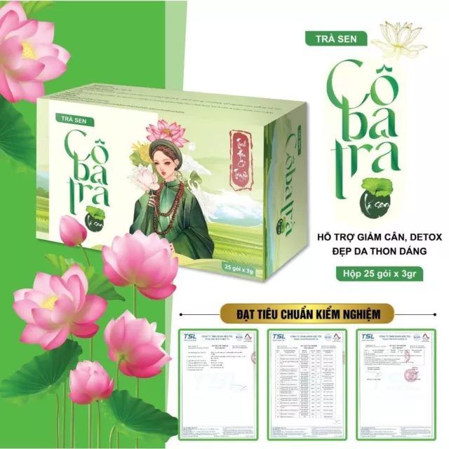 2x Co Ba Tra Tea, Lotus Tea to Reduce Belly Fat,Weight Loss - Giam Can CO BA TRA