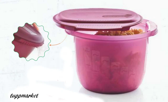 TUPPERWARE MICROWAVE PASTA Maker STEAMER COOKER New Design SPECIAL