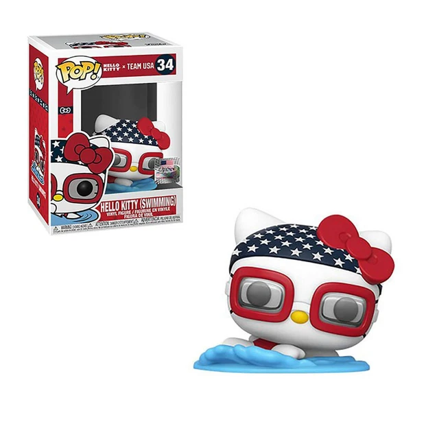 Felpa Con Cappuccio Hello Kitty X Team USA, Taglia M, Tie-dye Multicolor, Nuova Senza Etichette
