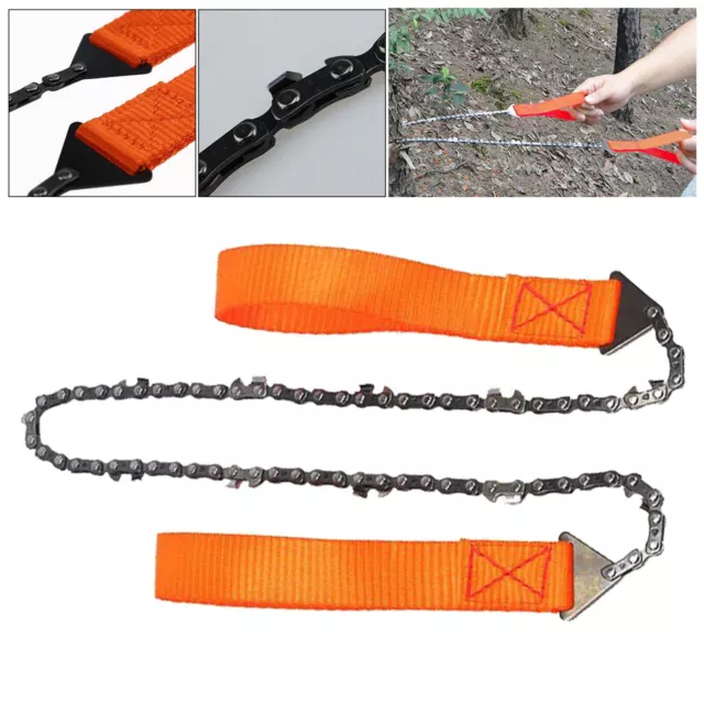 Outdoor Hand Wire Saw Pocket Chainsaw Camping Hiking Emergency Survival