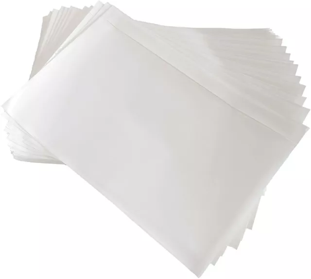 5.5" x 7.5" Packing List Envelopes Clear Adhesive Address Pouch Sleeves