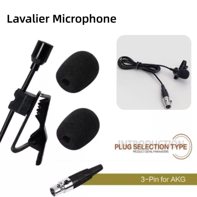 Microphone à revers Lavalier discret et confortable pour système sans fil AKG