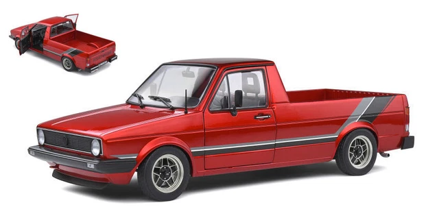 Solido VW CADDY MK.1 1982 RED CUSTOM 1:18