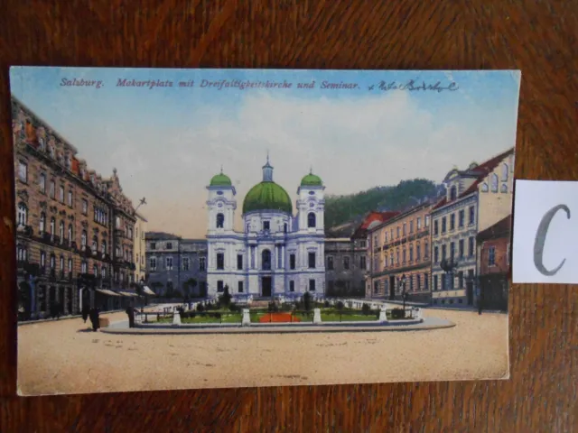 Postkarte Ansichtskarte Österreich Austria Salzburg Marktplatz