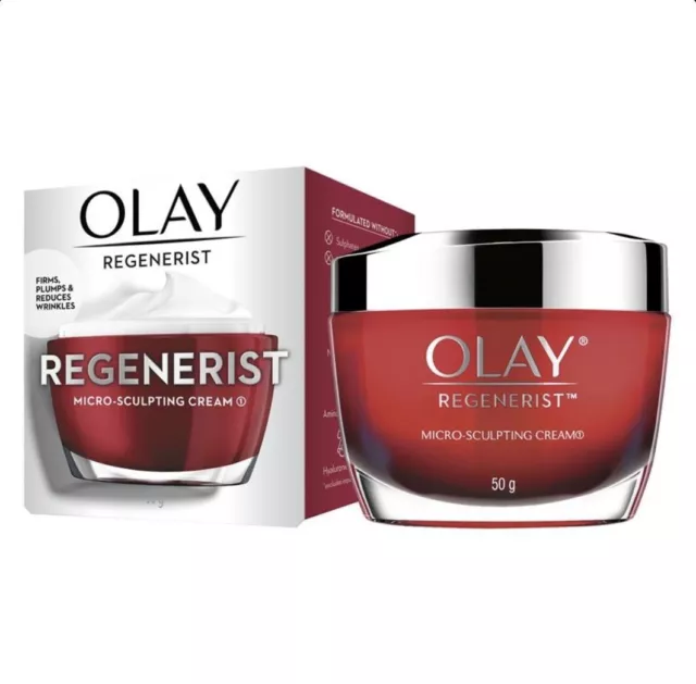 Olay Regenerist Micro-sculpting Day Face Cream Moisturiser - 50g