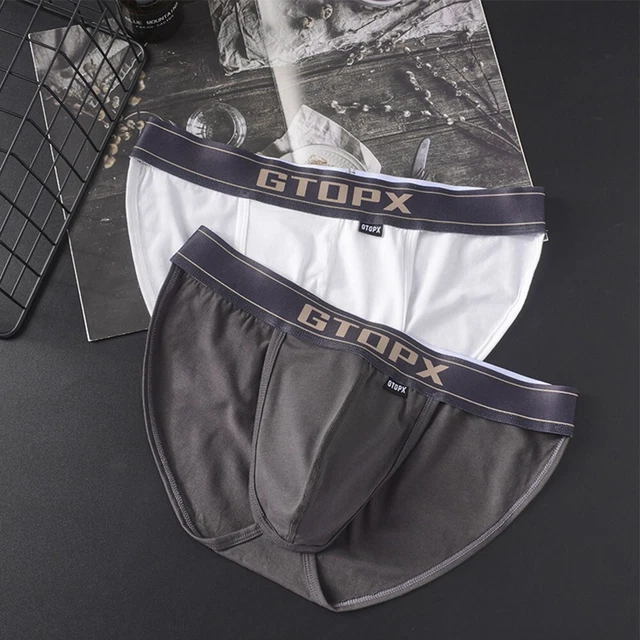 Sexy and Comfortable Men's Underwear Brief with Low Waist and Soft Pouch