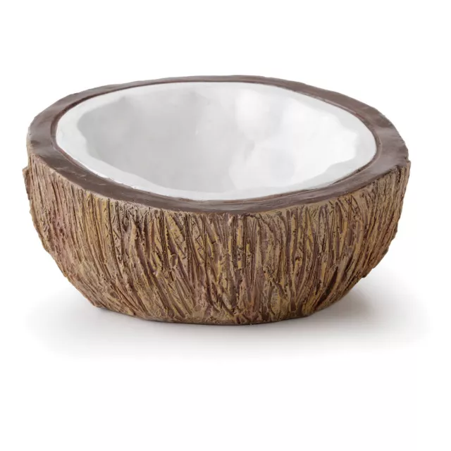 Exo Terra Tiki Noix de Coco Gamelle pour Eau pour Terrariums, Neuf